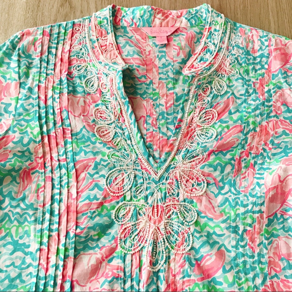 Lilly Pulitzer Sarasota Tunic Lobstah Roll